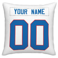 Custom B.Bills Pillow Royal Football Team Decorative Throw Pillow Case Print Personalized Football Style Fans Letters & Number Birthday Gift Football Pillows
