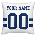 Custom IN.Colts Pillow Decorative Throw Pillow Case - Print Personalized Football Team Fans Name & Number Birthday Gift Football Pillows