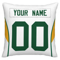 Custom GB.Packers Pillow Decorative Throw Pillow Case - Print Personalized Football Team Fans Name & Number Birthday Gift Football Pillows