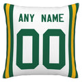 Custom GB.Packers Pillow Decorative Throw Pillow Case - Print Personalized Football Team Fans Name & Number Birthday Gift Football Pillows