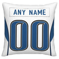 Custom D.Lions Pillow Decorative Throw Pillow Case - Print Personalized Football Team Fans Name & Number Birthday Gift Football Pillows