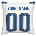 Custom D.Lions Pillow Decorative Throw Pillow Case - Print Personalized Football Team Fans Name & Number Birthday Gift Football Pillows