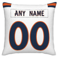 Custom D.Broncos Pillow Decorative Throw Pillow Case - Print Personalized Football Team Fans Name & Number Birthday Gift Football Pillows