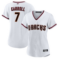 PHIN A.Diamondbacks #7 Corbin Carroll Player White Home Replica Personalized Stitched Jerseys