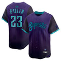 PHIN A.Diamondbacks #23 Zac Gallen Player Purple City Connect Limited Vapor Stitched Jerseys