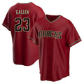 PHIN A.Diamondbacks #23 Zac Gallen Player Red Replica Game Stitched Jerseys