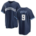 PHIN C.Cubs #9 Miguel Amaya Player Navy City Connect Home Game Stitched Jerseys