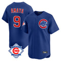 PHIN C.Cubs #9 Miguel Amaya Player Royal 150th Anniversary Limited Home Stitched Jerseys