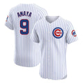 PHIN C.Cubs #9 Miguel Amaya Player White Limited Elite Home Game Stitched Jerseys