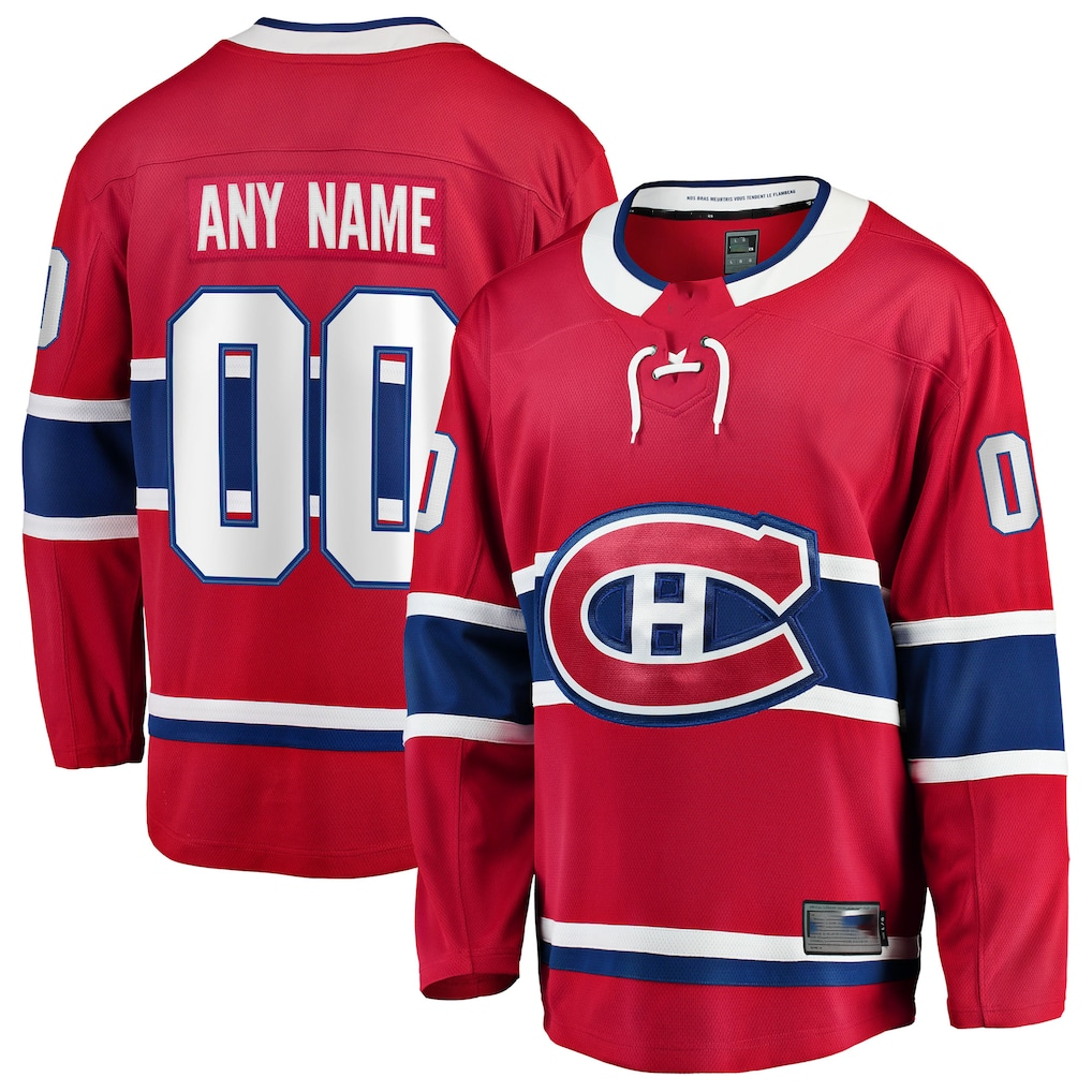 PHIN Cheap M.Canadiens Red Home Breakaway Jerseys