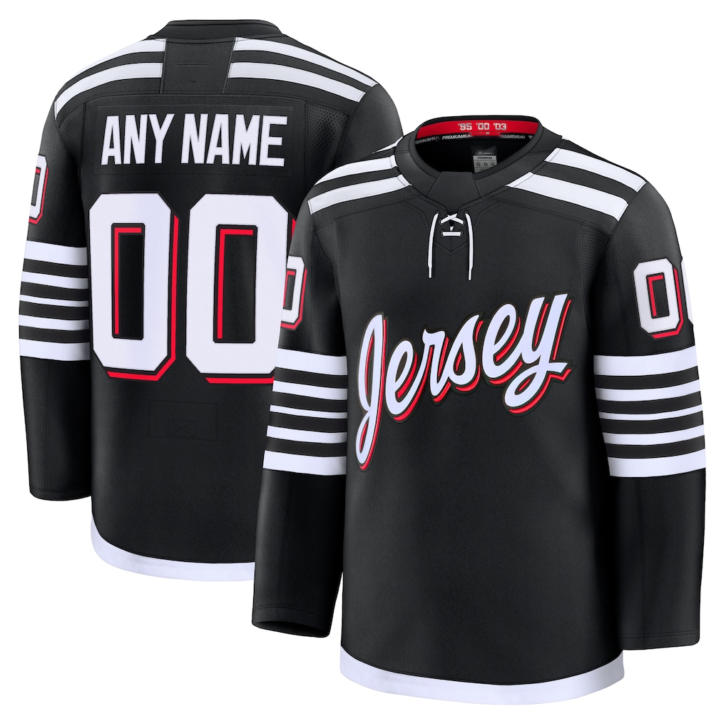PHIN Cheap NJ.Devils Black Alternate Premium Jerseys