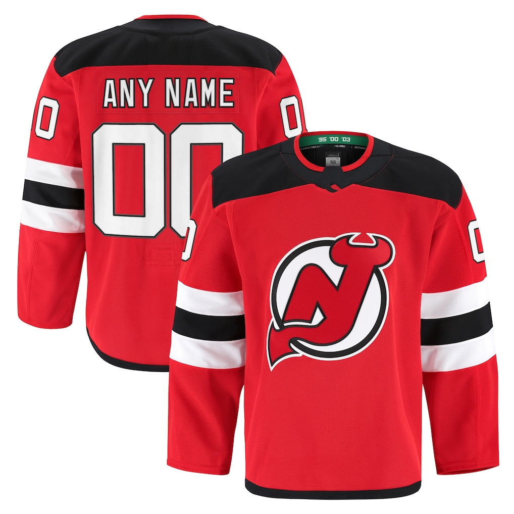 PHIN Cheap NJ.Devils Red Home Authentic Pro Jerseys