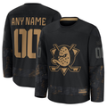 PHIN Custom A.Ducks Black 2024 Military Appreciation Practice Jerseys
