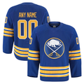 PHIN Custom B.Sabres Royal Home Authentic Pro Stitched Jerseys