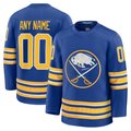 PHIN Custom B.Sabres Royal Home Premium Stitched Jerseys