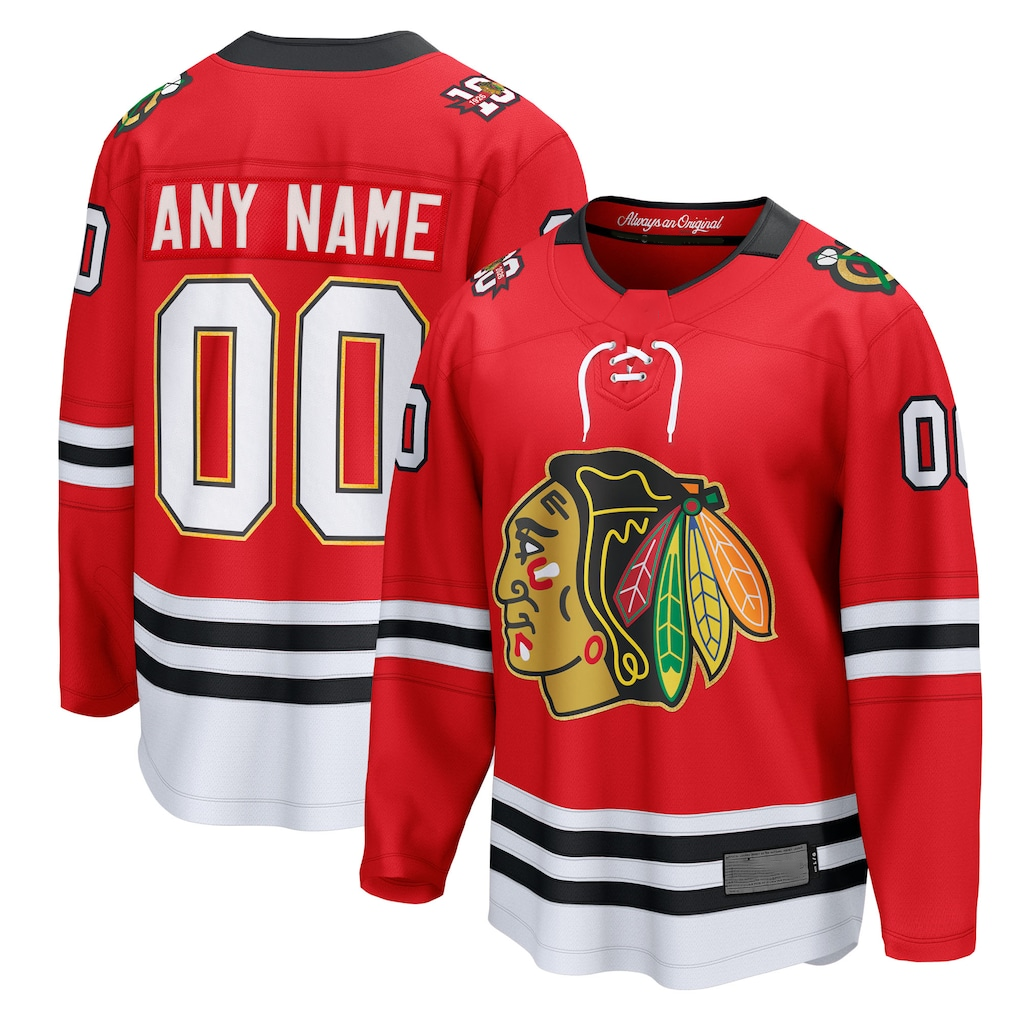 PHIN Custom C.Blackhawks Red Centennial Breakaway Jerseys