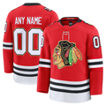 PHIN Custom C.Blackhawks Red Centennial Premium Jerseys