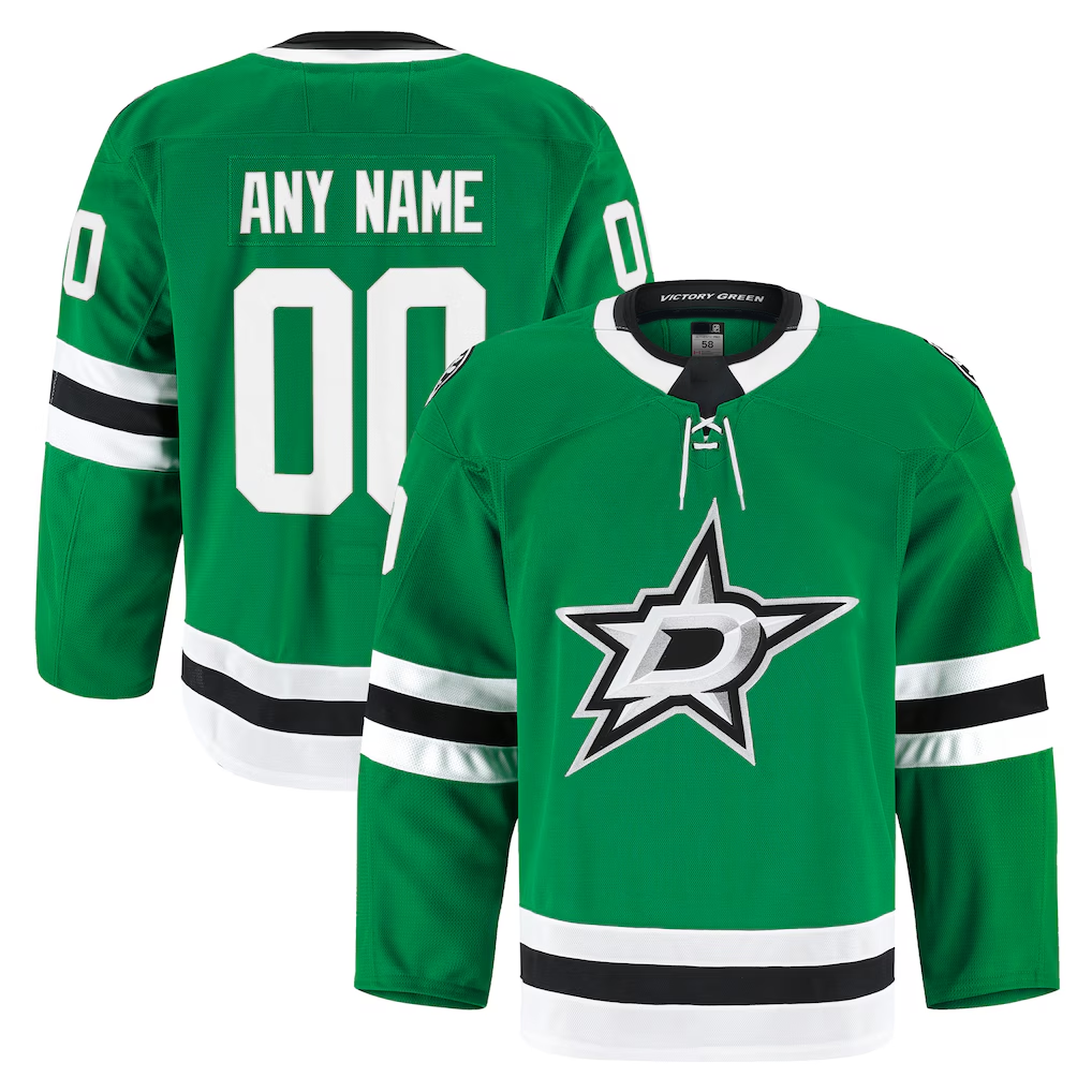 PHIN Custom D.Stars Kelly Green Home Authentic Pro Jerseys