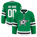 PHIN Custom D.Stars Kelly Green Home Authentic Pro Jerseys