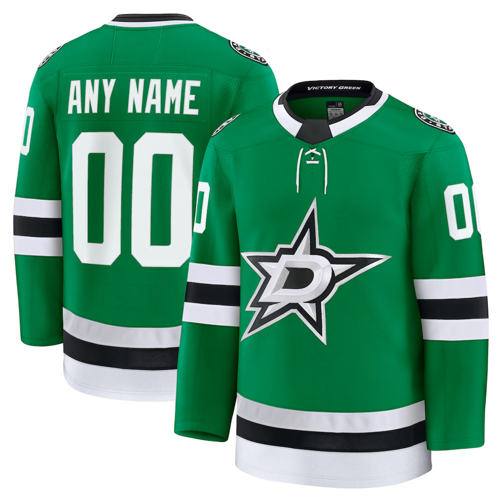 PHIN Custom D.Stars Kelly Green Home Premium Jerseys