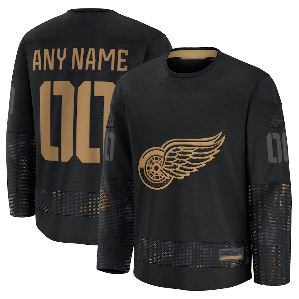 PHIN Custom DR.Wings Black 2024 Military Appreciation Practice Jerseys