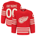 PHIN Custom DR.Wings Red Anniversary Authentic Pro Jerseys