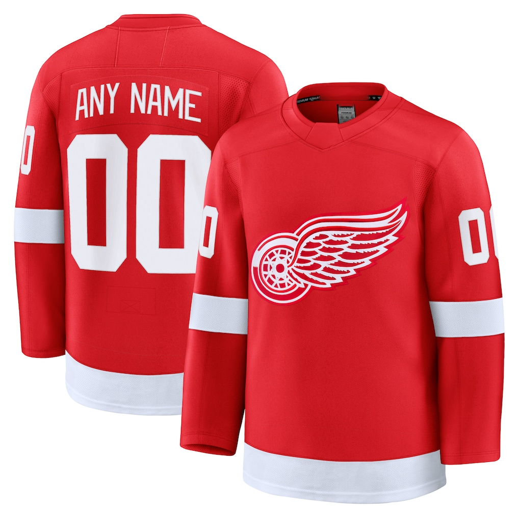 PHIN Custom DR.Wings Red Home Premium Jerseys