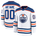 PHIN Custom E.Oilers White Away Premium Jerseys
