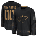 PHIN Custom M.Wild Black 2024 Military Appreciation Practice Jerseys