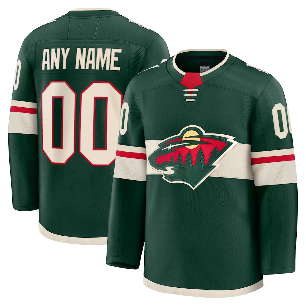 PHIN Custom M.Wild Green Home Premium Jerseys