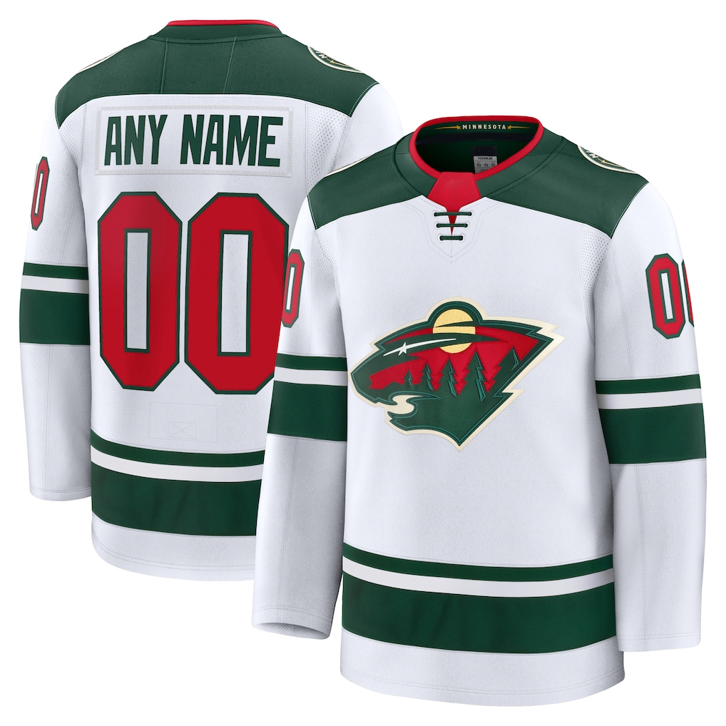 PHIN Custom M.Wild White Away Premium Jerseys