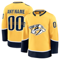 PHIN Custom N.Predators Gold Home Premium Jerseys