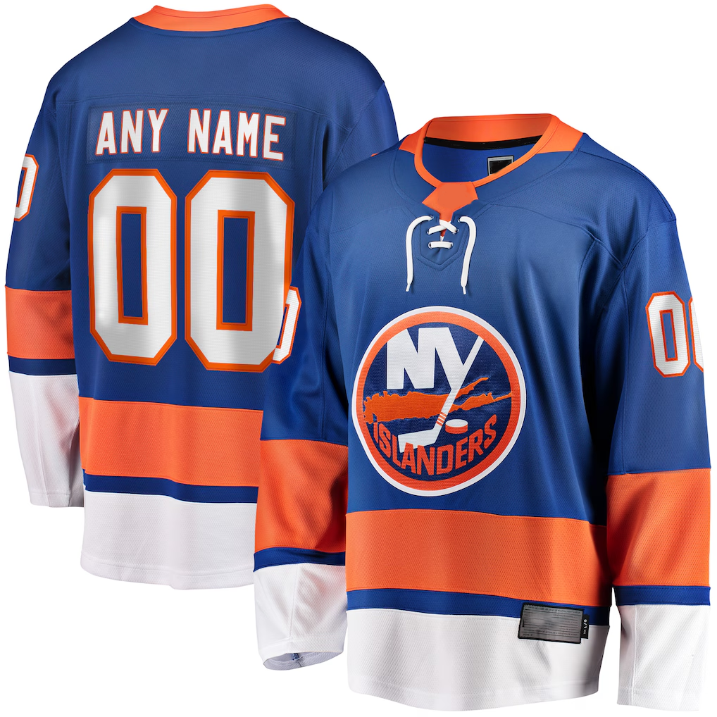 PHIN Custom NY.Islanders Blue Breakaway Jerseys
