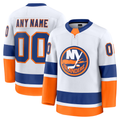 PHIN Custom NY.Islanders White Away Premium Jerseys
