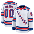PHIN Custom NY.Rangers White Away Premium Jerseys