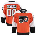 PHIN Custom P.Flyers Orange Home Authentic Pro Jerseys