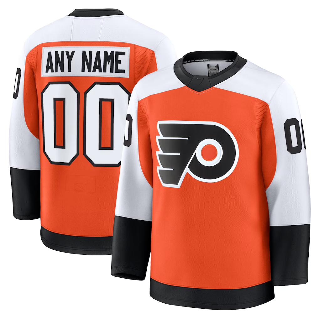 PHIN Custom P.Flyers Orange Home Premium Jerseys