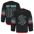 PHIN Custom S.Kraken Black Alternate Authentic Pro Jerseys