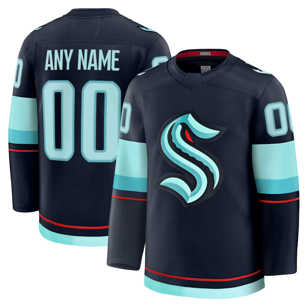 PHIN Custom S.Kraken Deep Sea Blue Home Premium Jerseys