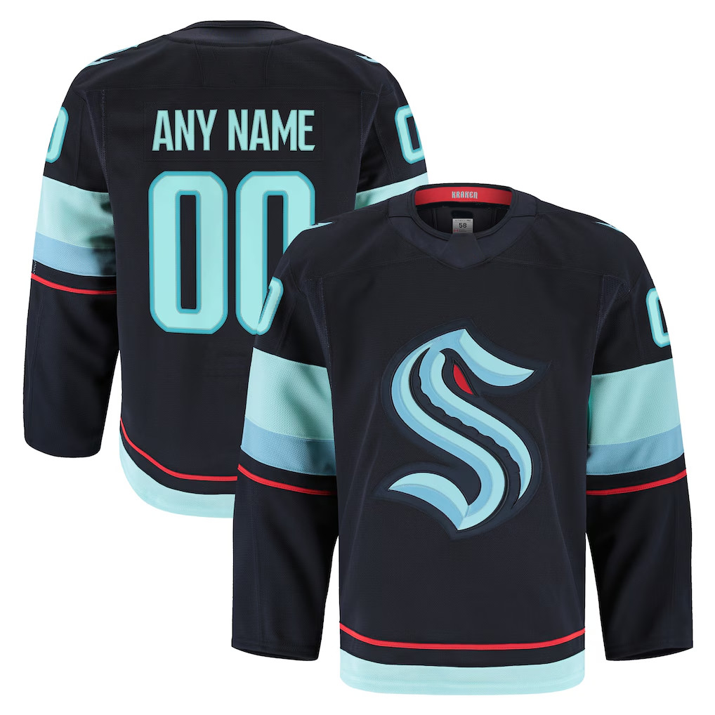 PHIN Custom S.Kraken Deep Sea Blue Home Premium Jerseys