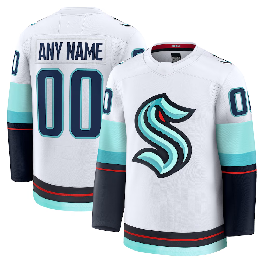 PHIN Custom S.Kraken White Away Premium Jerseys