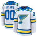 PHIN Custom SL.Blues White Away Premium Jerseys