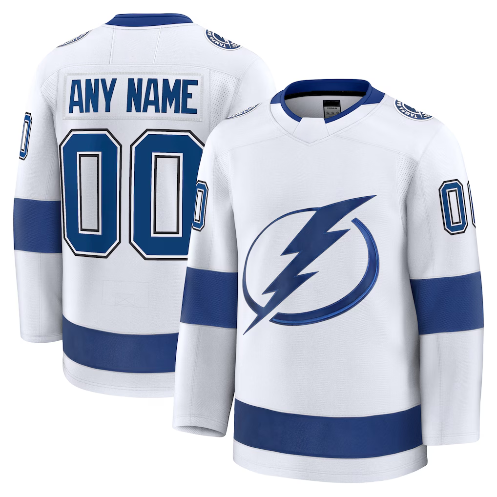 PHIN Custom TB.Lightning White Away Premium Jerseys