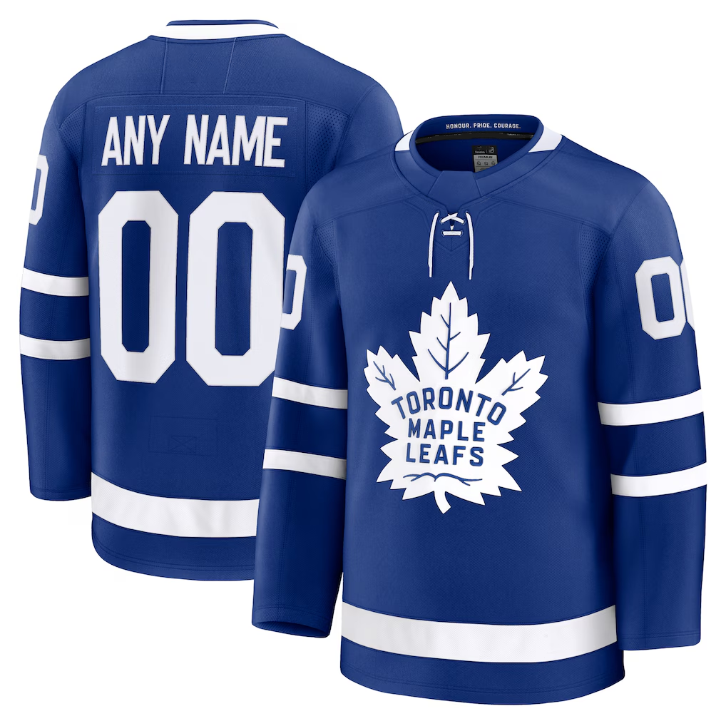 PHIN Custom TM.Leafs Blue Home Premium Jerseys