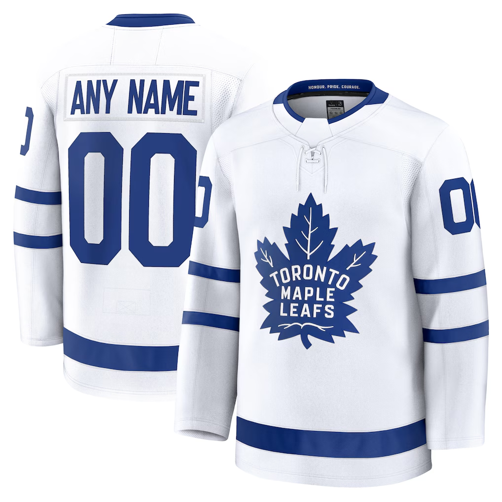 PHIN Custom TM.Leafs White Away Premium Jerseys