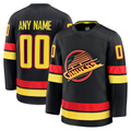 PHIN Custom V.Canucks Black Alternate Premium Jerseys