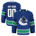 PHIN Custom V.Canucks Blue Home Authentic Pro Jerseys