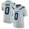 PHIN D.Lions #0 Jahmyr Gibbs Player Silver Limited 2026 Rivalries Collection Home Game Stitched Jerseys