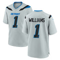 PHIN D.Lions #1 Jameson Williams Player Silver 2026 Rivalries Collection Home Game Stitched Jerseys