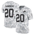 PHIN D.Lions #20 Barry Sanders Player Arctic Camo Salute To Service Limited Stitched Jerseys